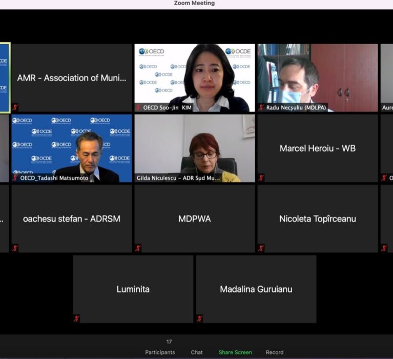 Întâlnire de lucru OCDE pe tema priorităților României privind dezvoltarea urbană