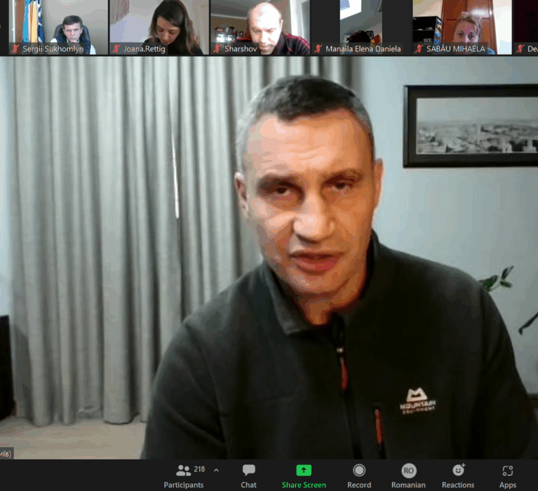 Conferința online „Guvernele locale se unesc pentru bunăstare și pace”